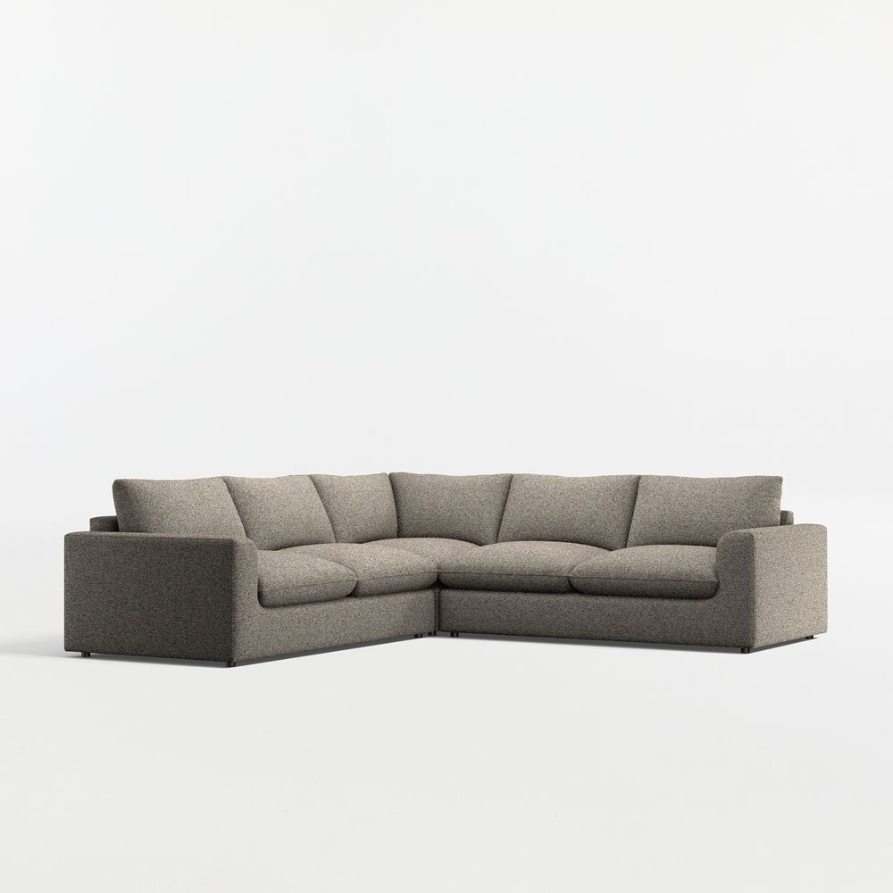 Serenity 3-Piece L-Shaped Sectional Sofa