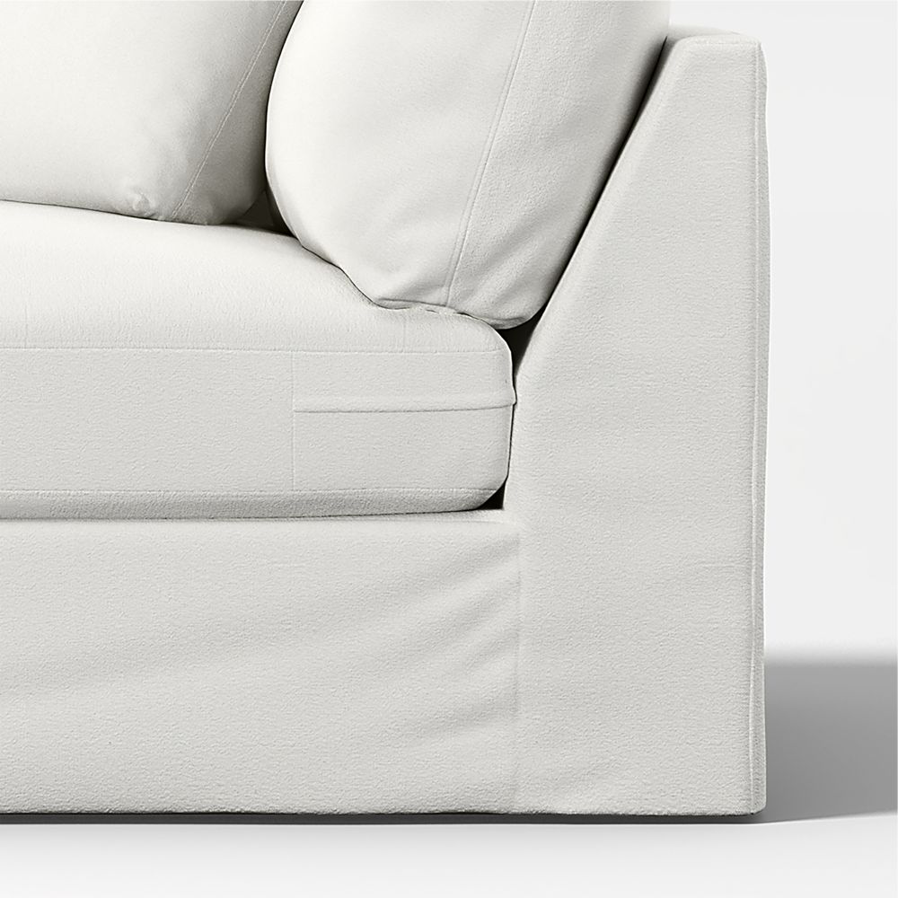Replacement Slipcover for Willow II Left-Arm Chaise Lounge Slipcovered Sectional Piece