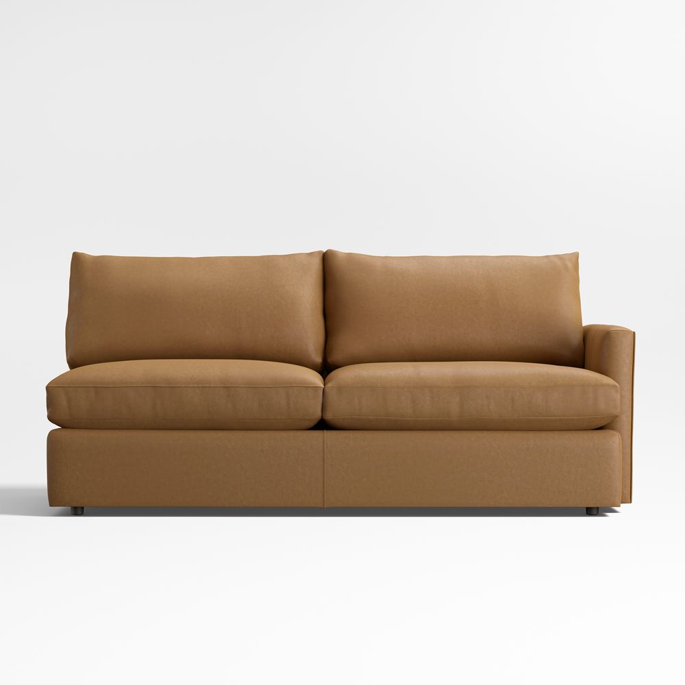 Lounge Classic Leather Right-Arm Sofa Sectional Piece