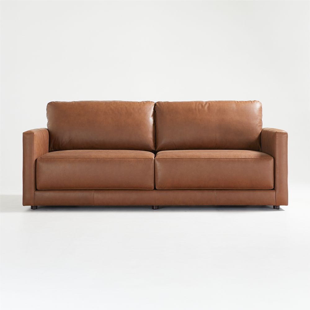 Gather Leather Sofa (89"-99")