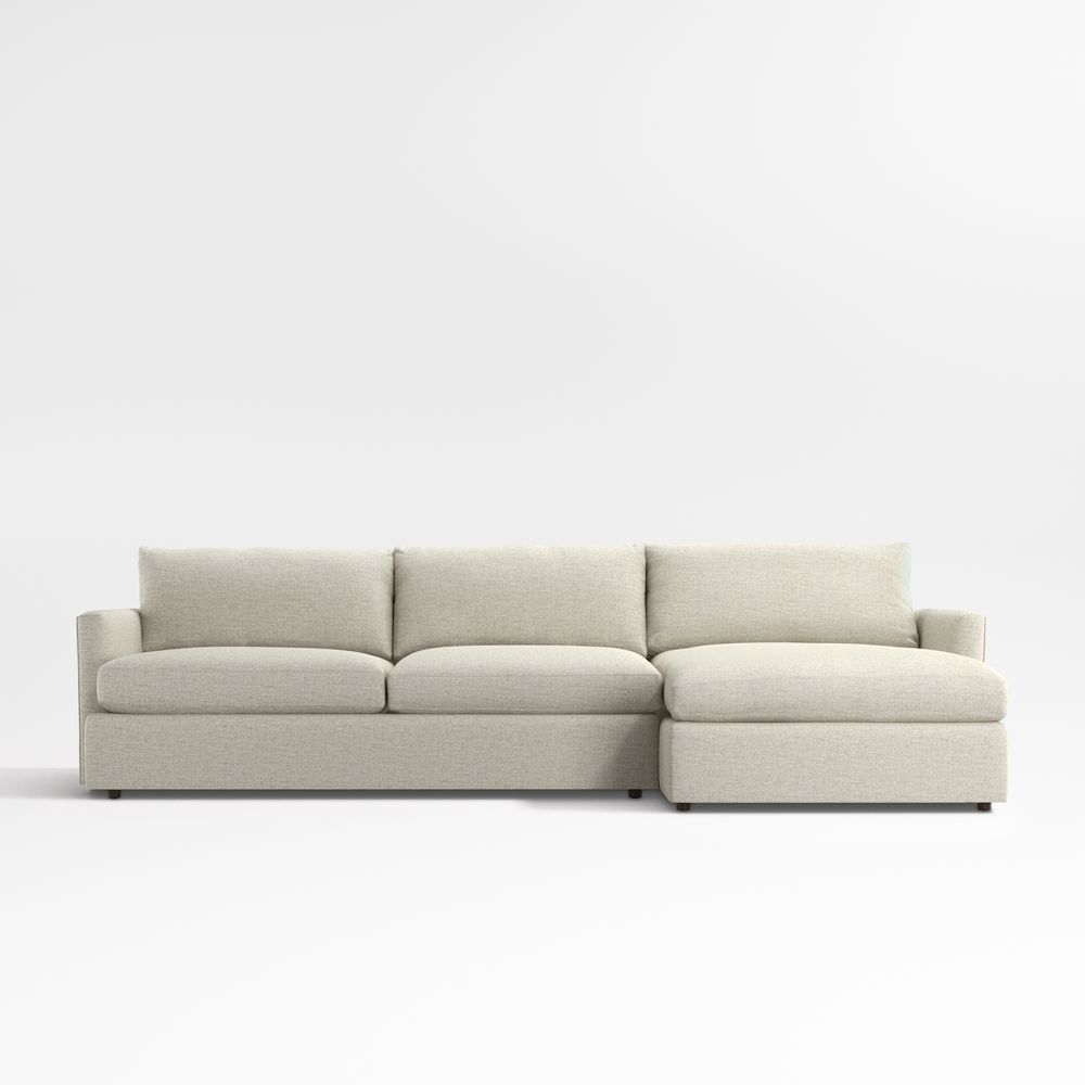 Lounge Deep 2-Piece Sectional Sofa with Chaise Lounge