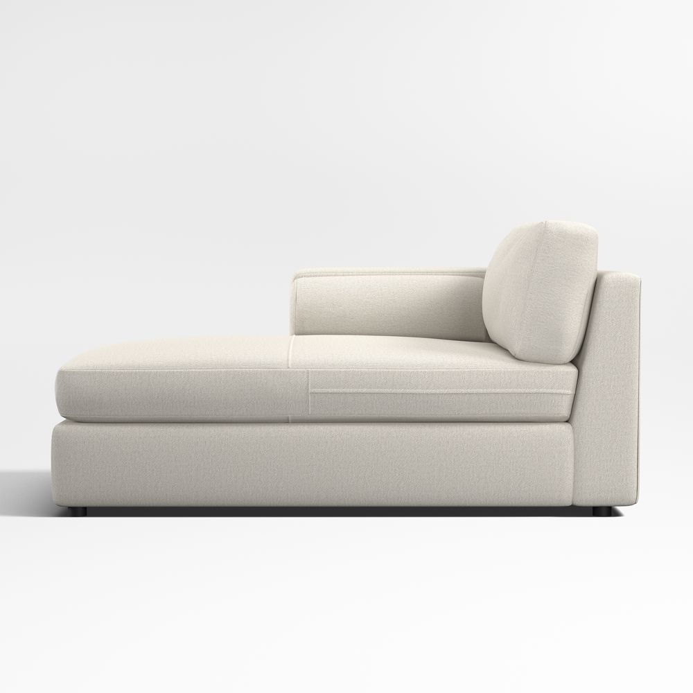 Aris Deep Left-Arm Chaise Lounge Sectional Piece