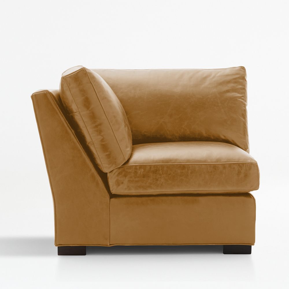 Axis Leather Corner Chair Sectional Piece