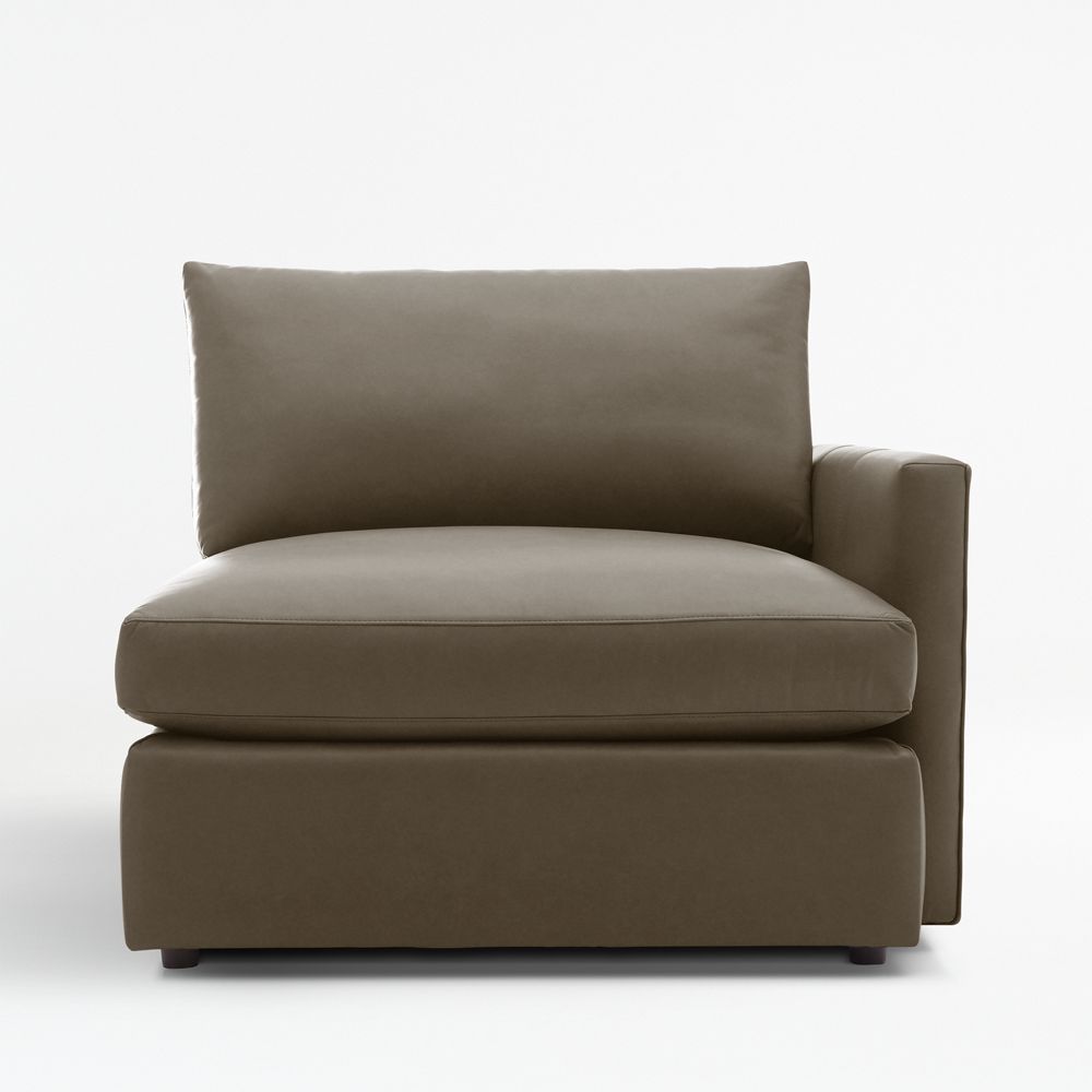 Lounge Deep Leather Right-Arm Chair