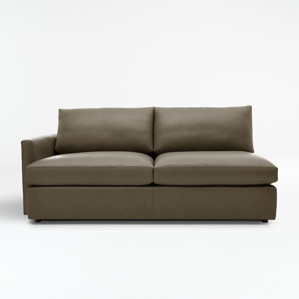 Lounge Deep Leather Left-Arm Sofa