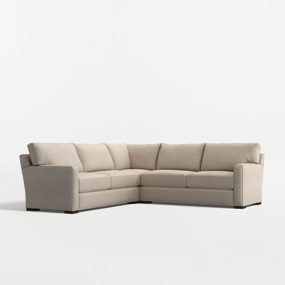 Axis Classic 3-Piece L-Shaped Sectional Sofa