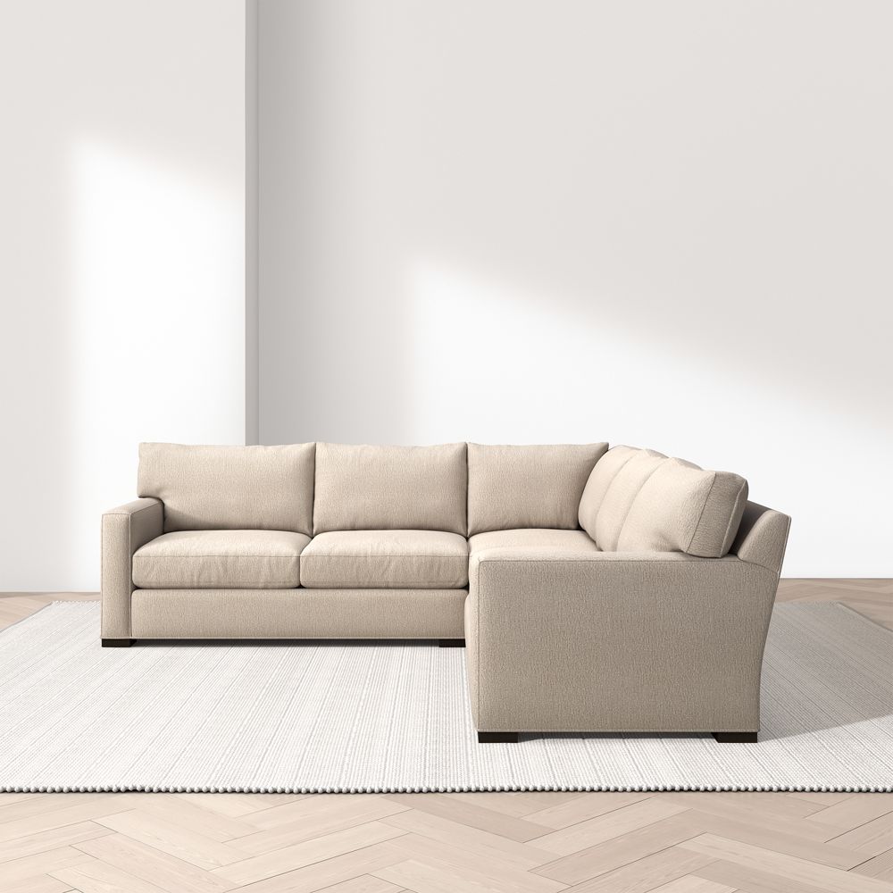 Axis Classic 3-Piece L-Shaped Sectional Sofa- Image 3