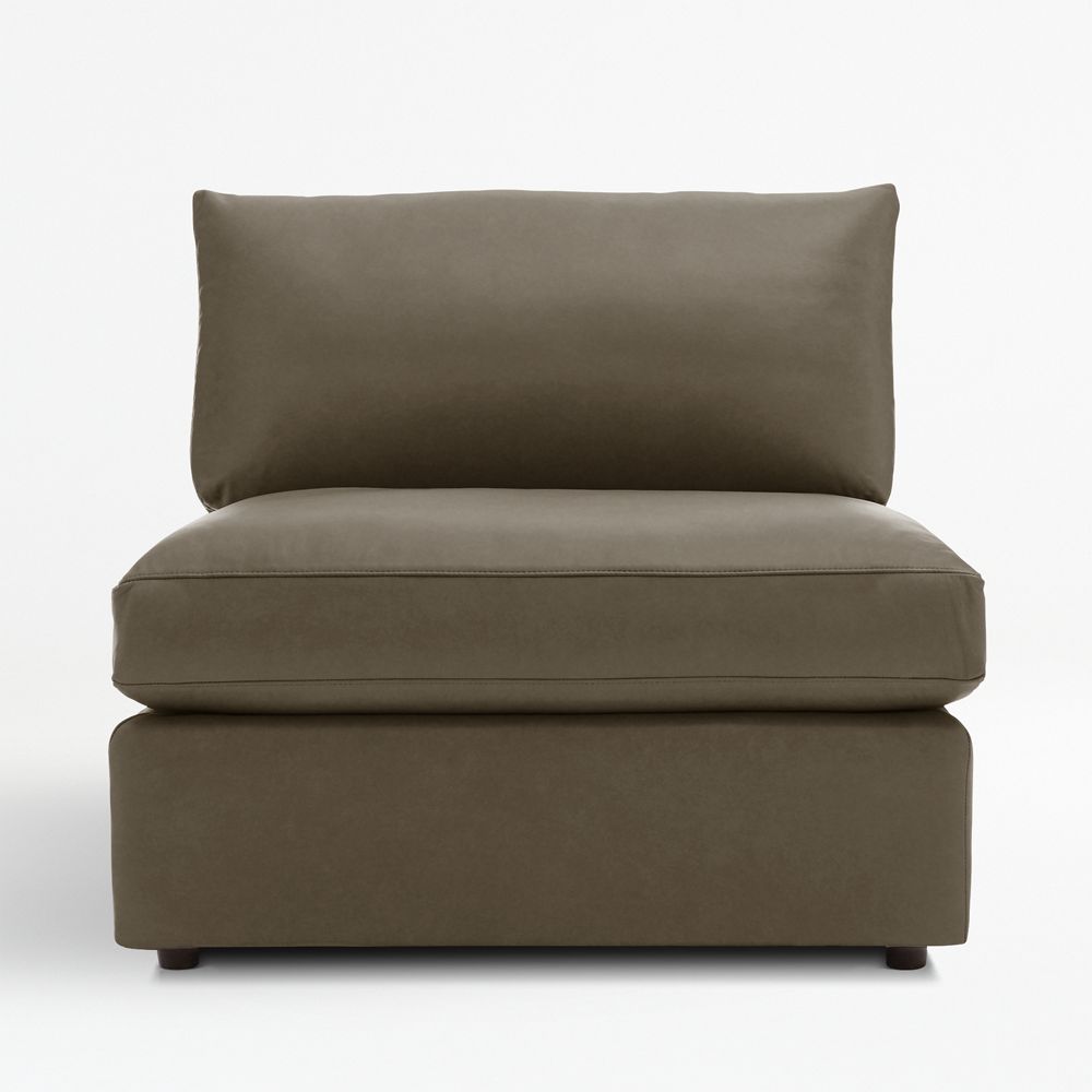 Lounge Leather 37" Armless Chair