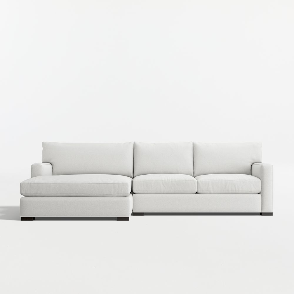 Axis 2-Piece Sectional Sofa with Extra Wide Chaise Lounge