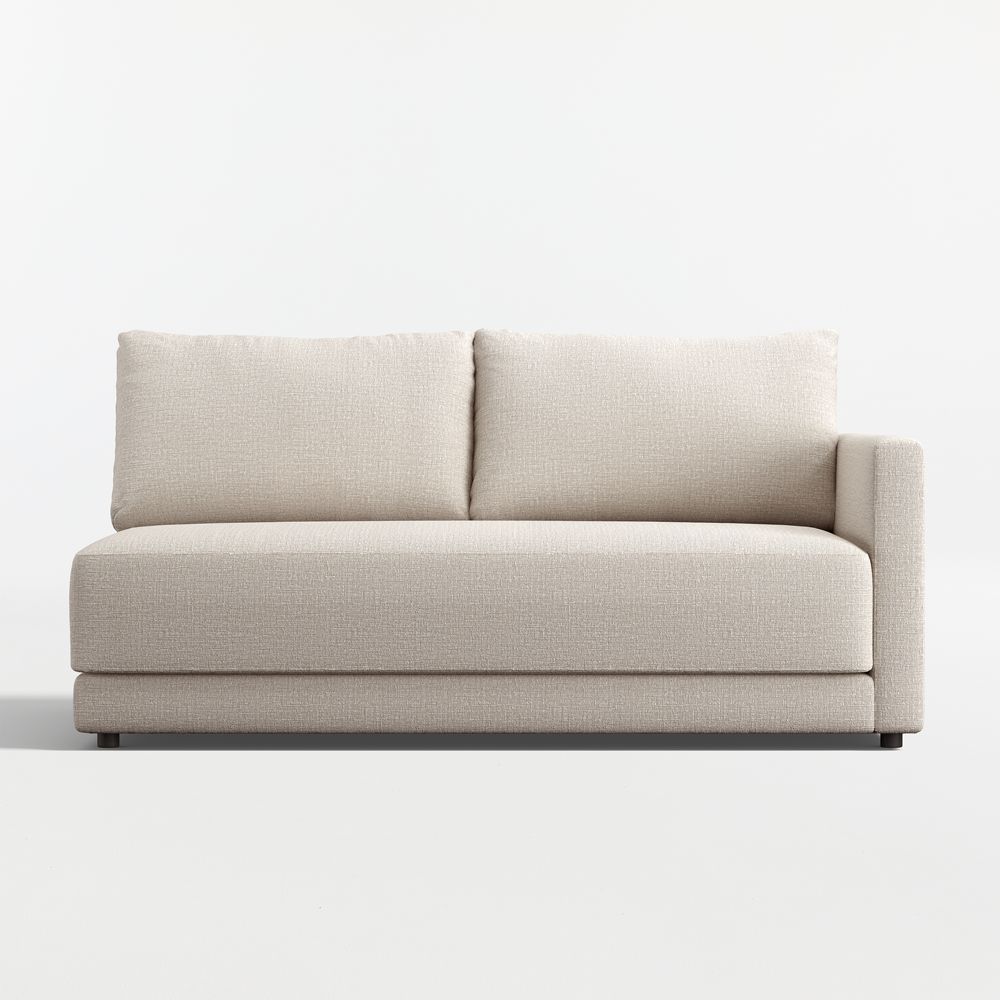 Gather Deep Right-Arm Apartment Bench Sofa Sectional Piece