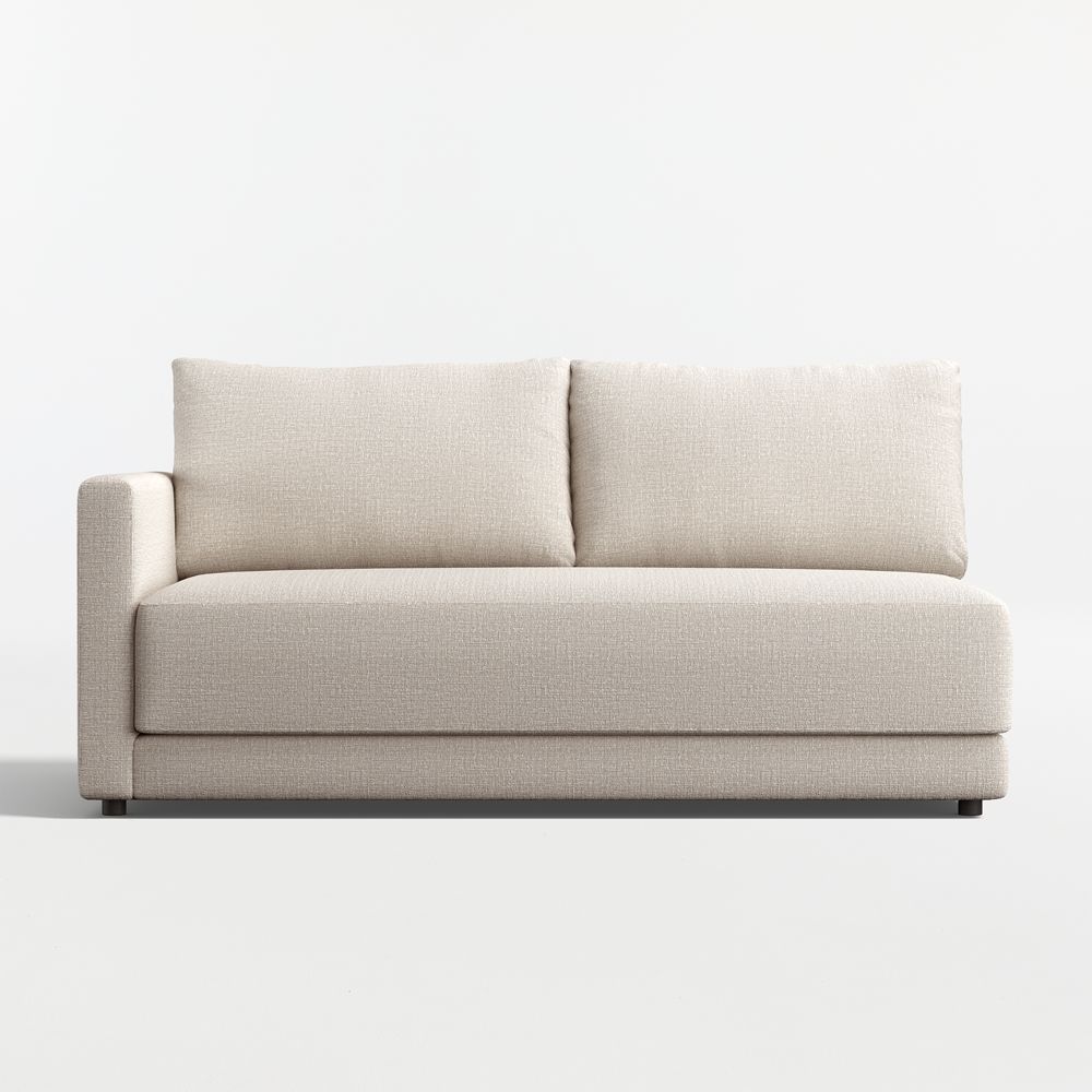 Gather Deep Left-Arm Apartment Bench Sofa Sectional Piece