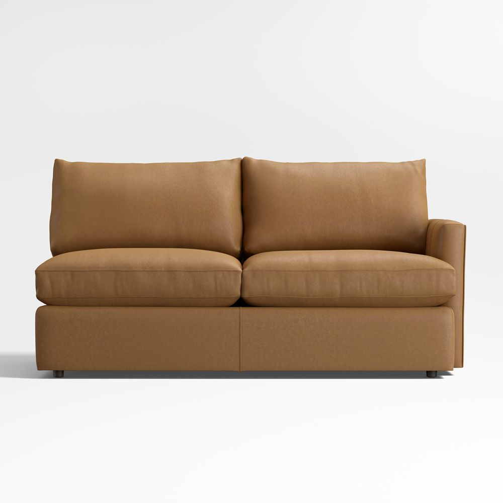 Lounge Classic Leather Right-Arm Apartment Sofa Sectional Piece