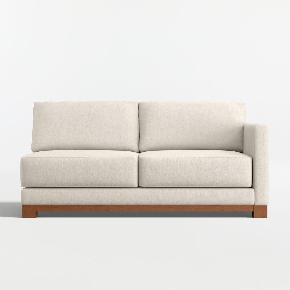 Gather Deep Wood Base Right-Arm Sofa Sectional Piece