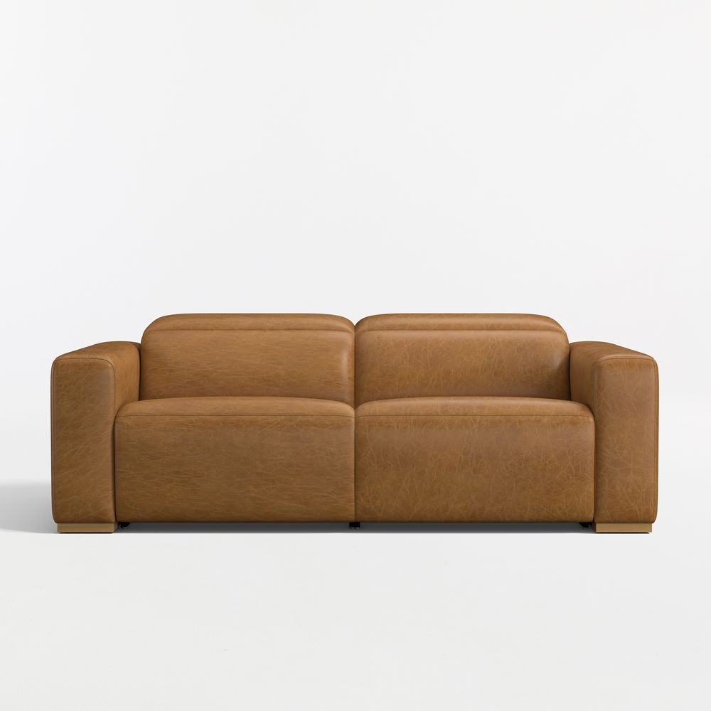 Drift Power Reclining Leather Sofa (87"-120.5")