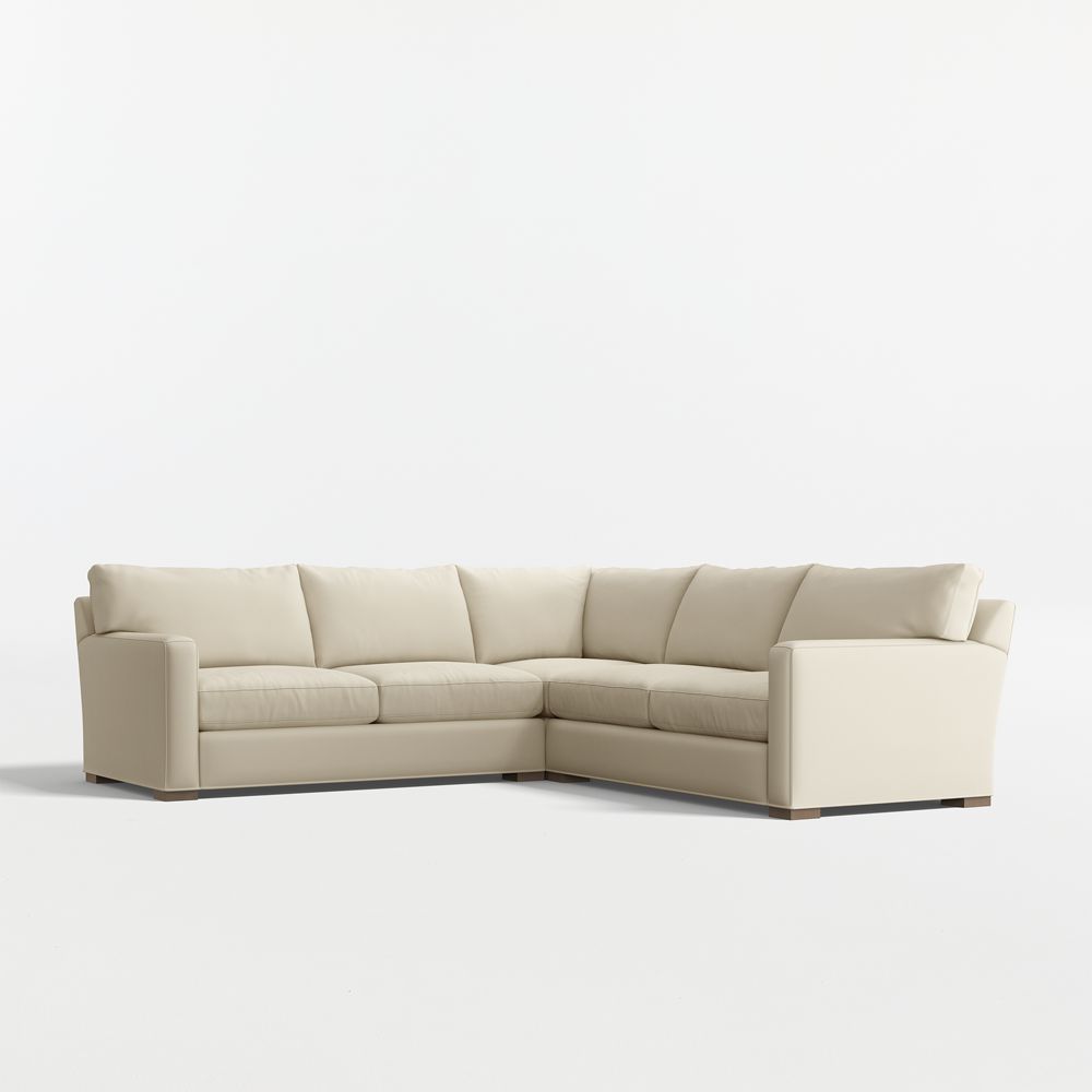 Axis 3-Piece L-Shaped Sectional Sofa
