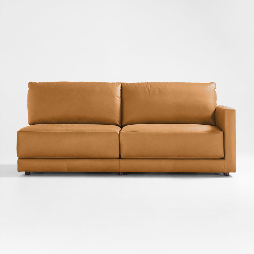 Gather Leather Right-Arm Sofa Sectional Piece