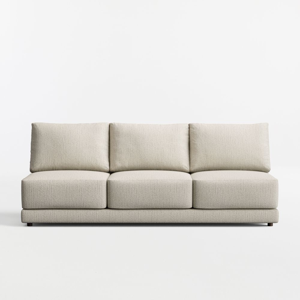 Gather Armless 3-Seat Sofa Sectional Piece