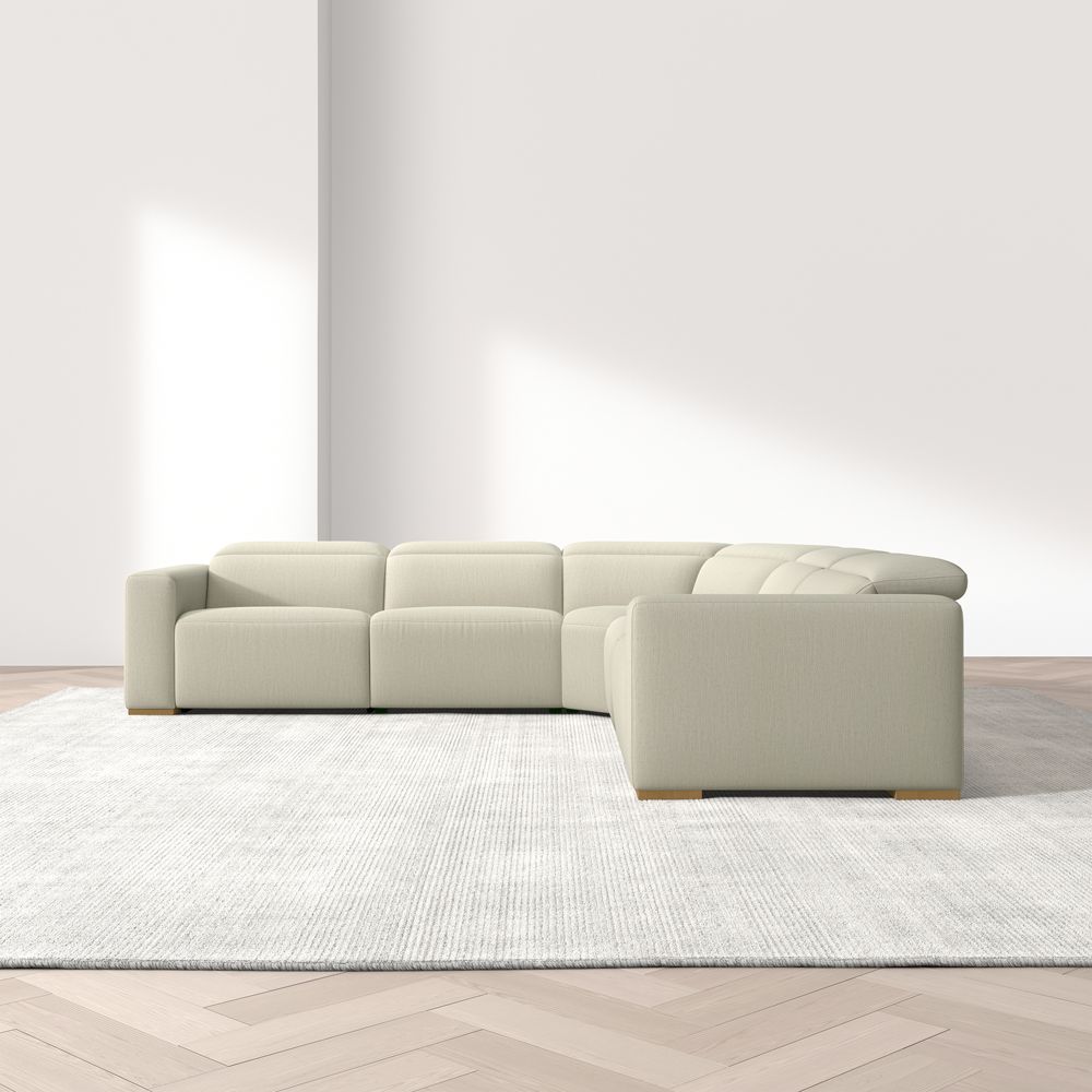 Drift 5-Piece L-Shaped Power Triple-Reclining Sectional Sofa