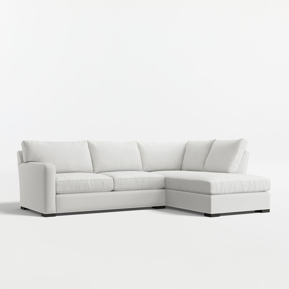 Axis 2-Piece L-Shaped Sectional Sofa with Corner Bumper