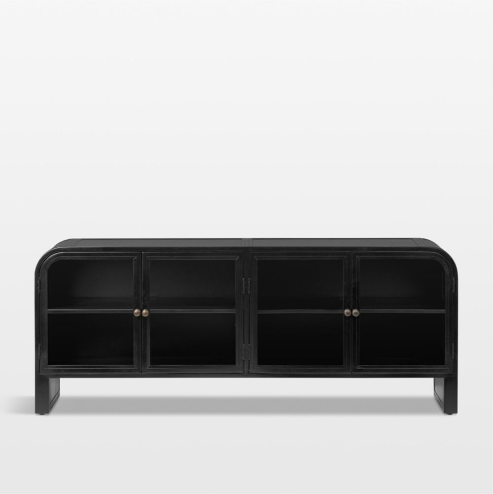 Altair 70" Black Storage Media Console
