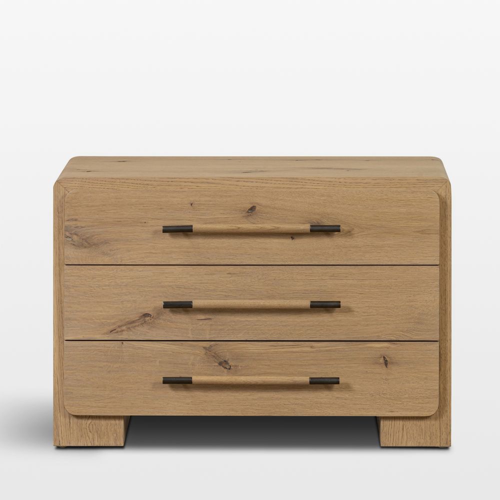 Eden 34" Oak Wood Nightstand