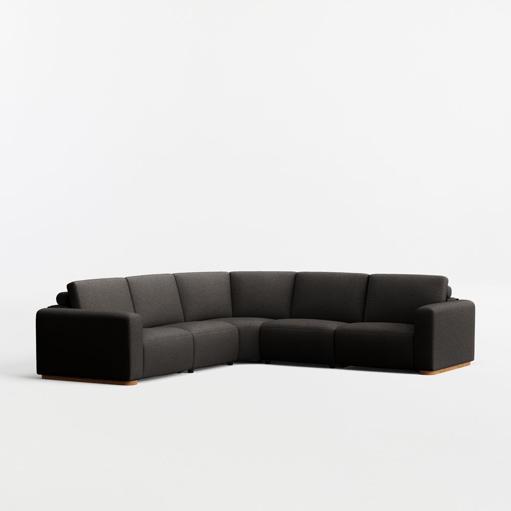 Lawn Club 5-Piece L-Shaped Power Triple-Reclining Sectional Sofa by Venus Williams