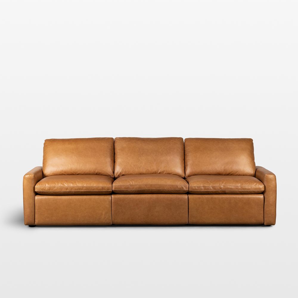 Tillery Antigo Leather Power Recliner Sofa (78"-111")