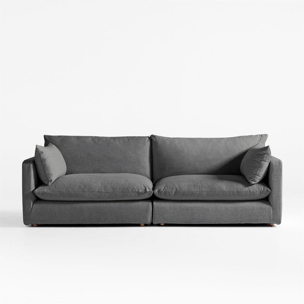 Unwind Slipcovered Sofa (92"-148")