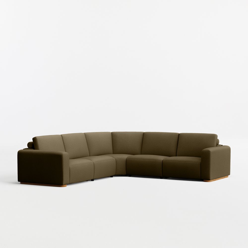 Lawn Club 5-Piece L-Shaped Power Triple-Reclining Sectional Sofa by Venus Williams