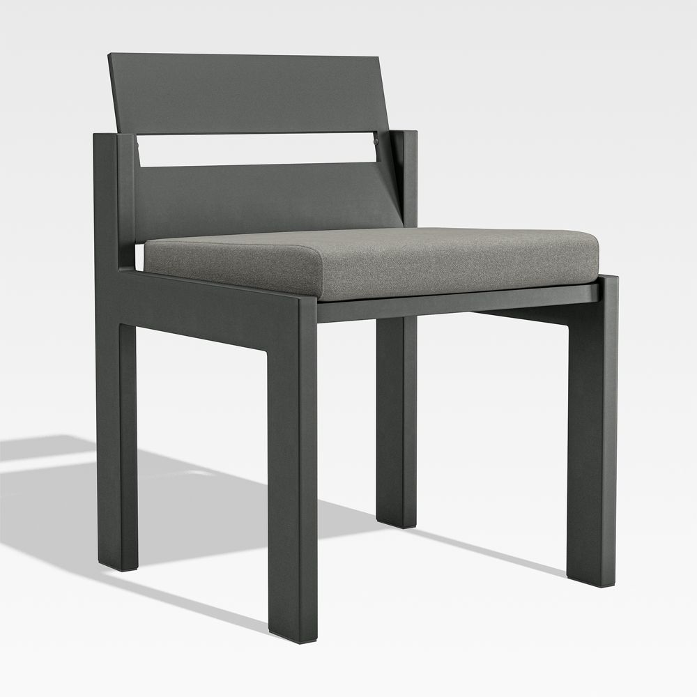 Walker Metal Outdoor Dining Chair with Sunbrella Cushion