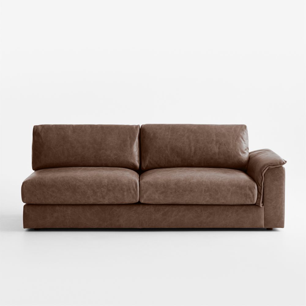 Wythe Leather Right-Arm Sofa