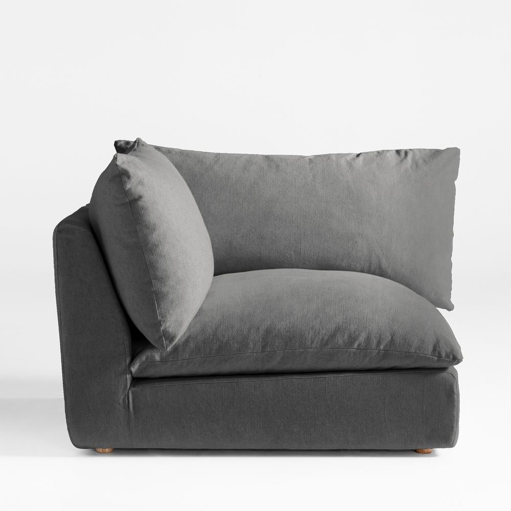 Unwind Corner Chair Slipcovered Sectional Piece