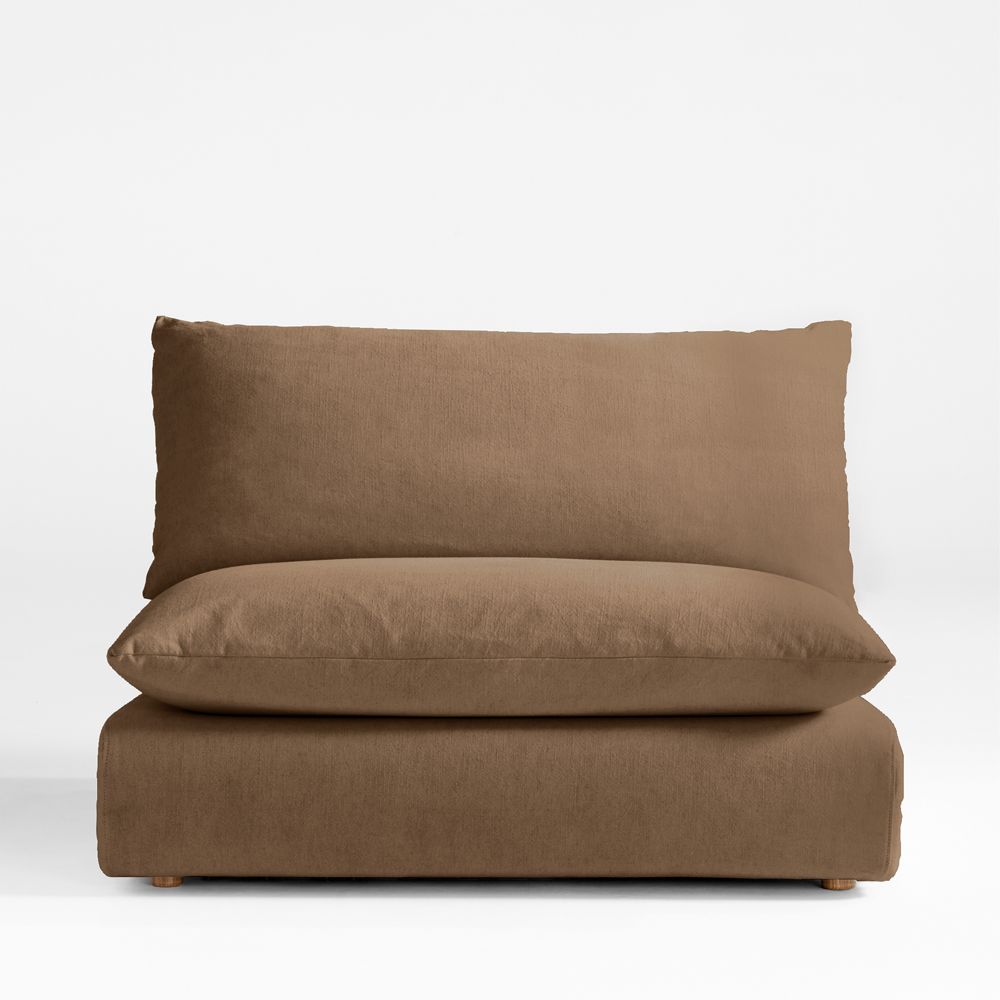 Unwind Armless Chair Slipcovered Sectional Piece