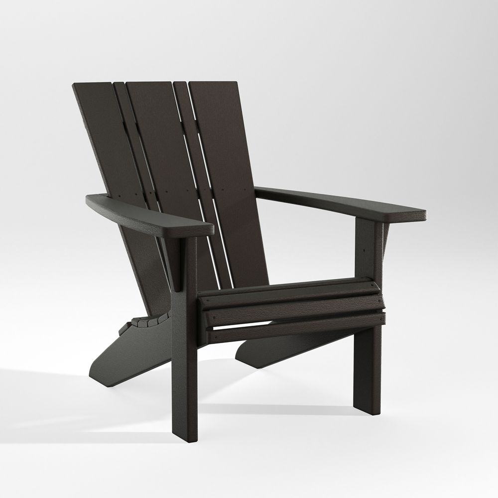 Vista II Black Outdoor Adirondack Chair by POLYWOOD