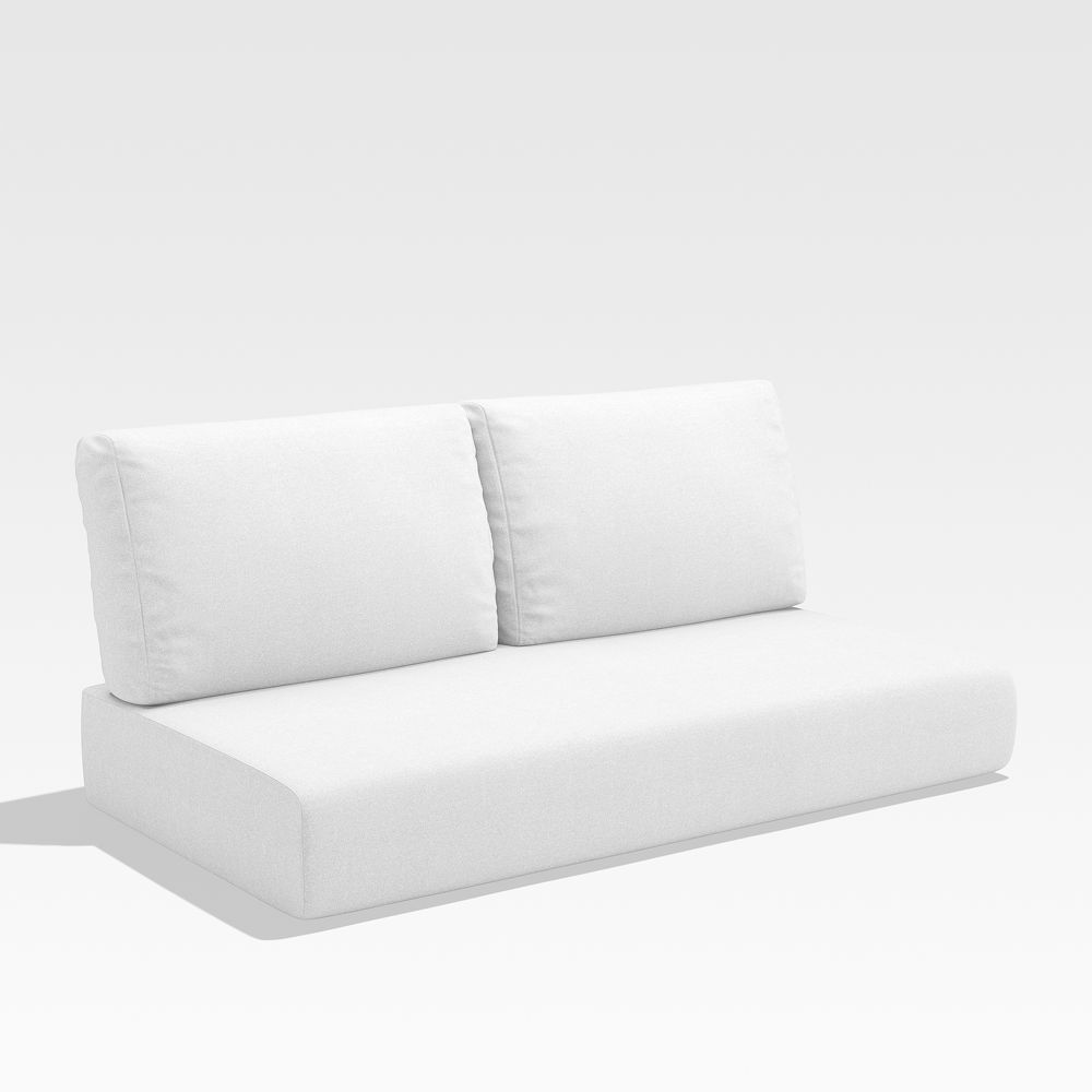 Replacement Walker Sunbrella Outdoor Armless Loveseat Cushion