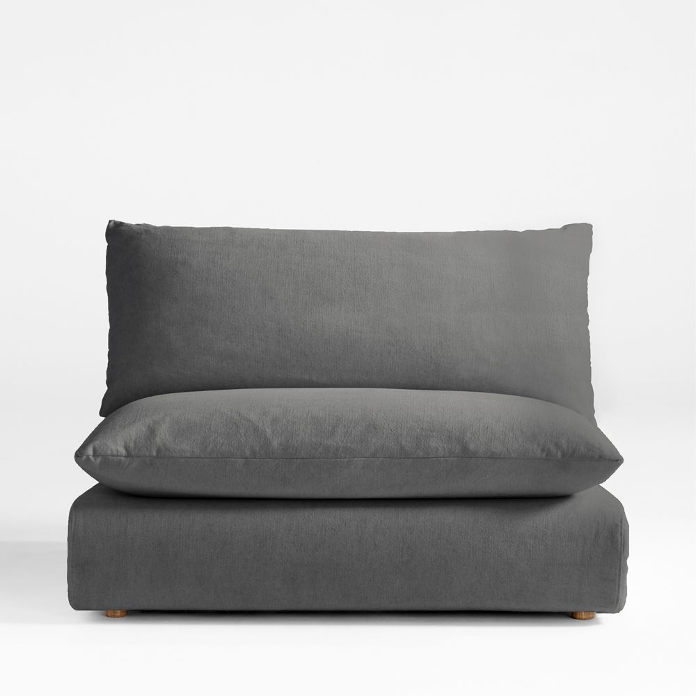 Unwind Armless Chair Slipcovered Sectional Piece