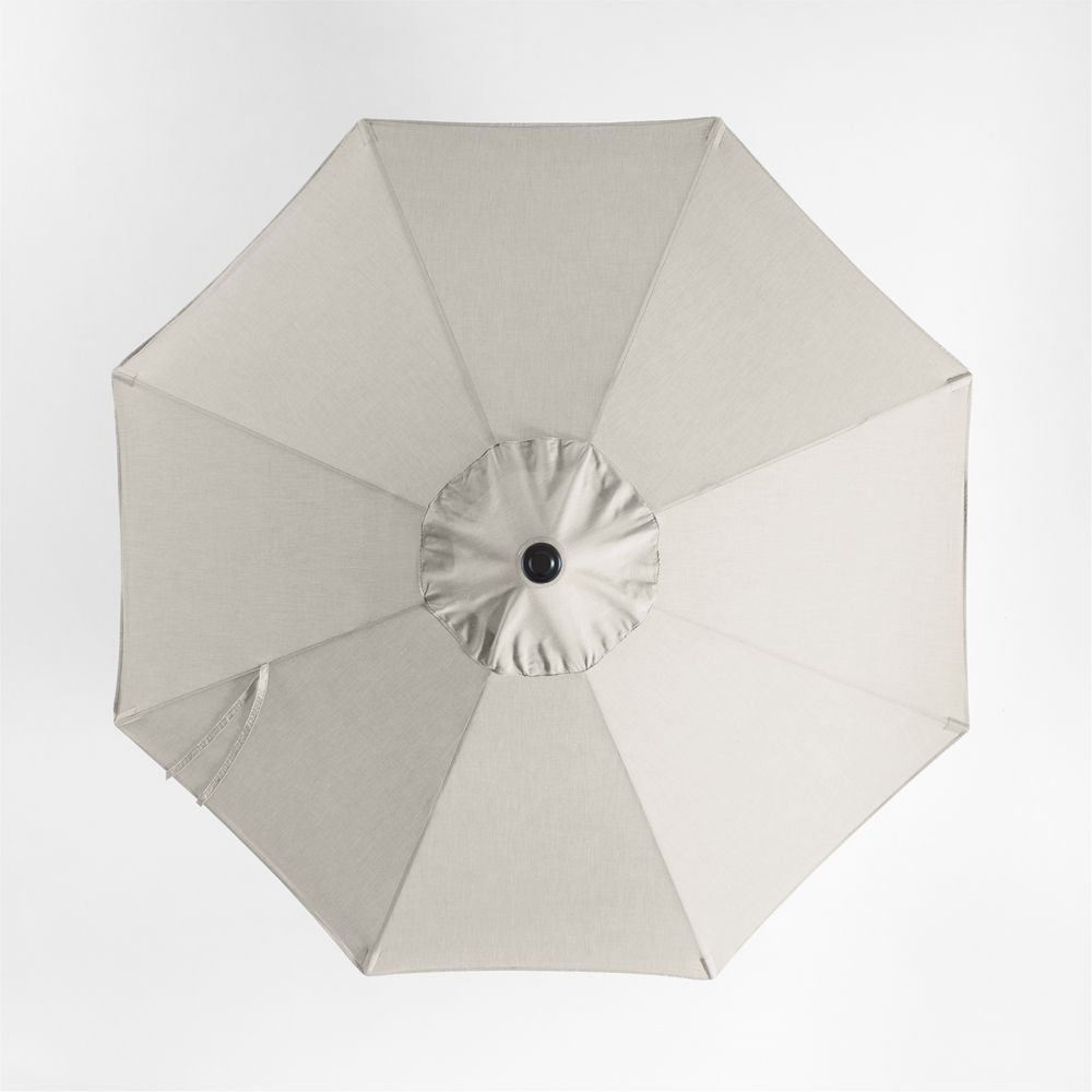 10' Round Sunbrella Cast Silver Outdoor Patio Umbrella Cover