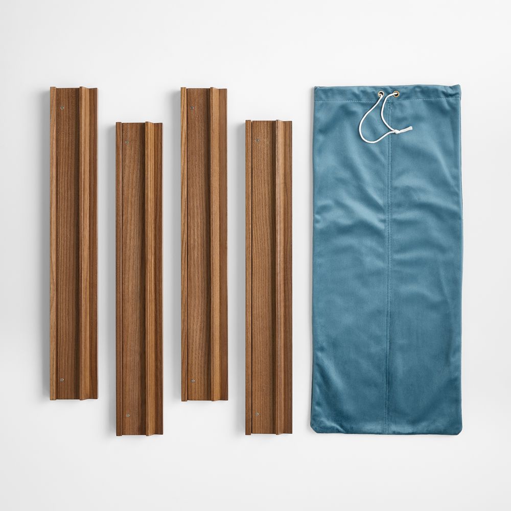Bam Bird Boutique Mahjong Walnut Wood Racks