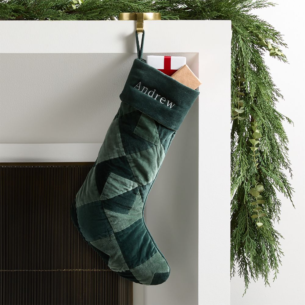 Velvet Quilted Heritage Christmas Stockings