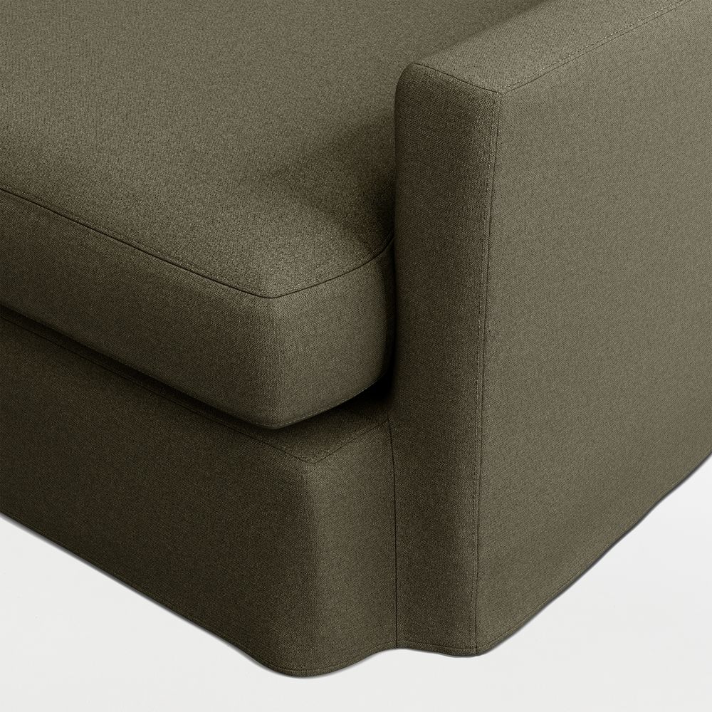 Lounge Deep 3-Piece L-Shaped Slipcovered Sectional Sofa- Image 2