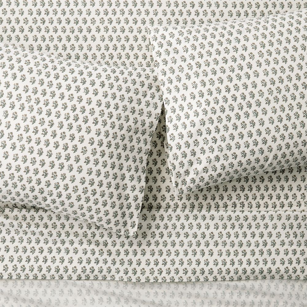 Favorite Washed Organic Cotton Desert Bloom Bed Sheet Set