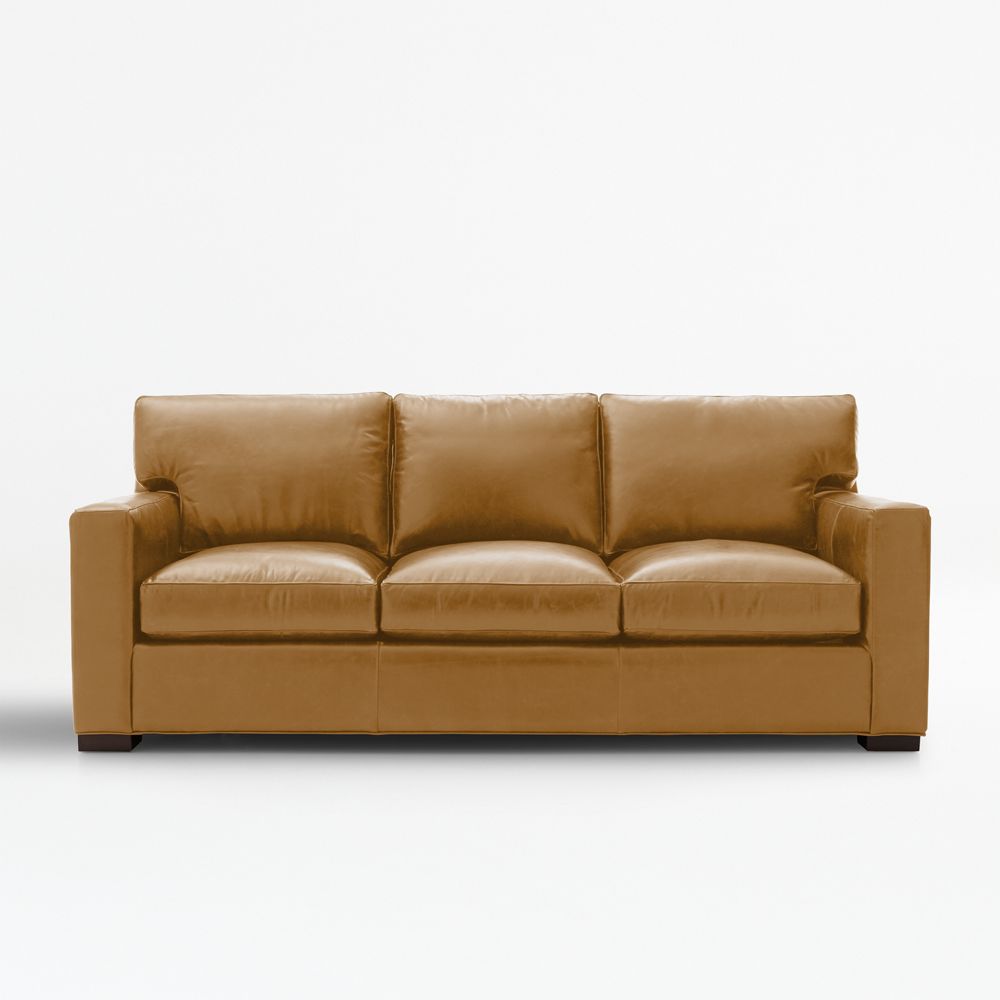 Axis Leather Sleeper Sofa (58"-88")- Image 4