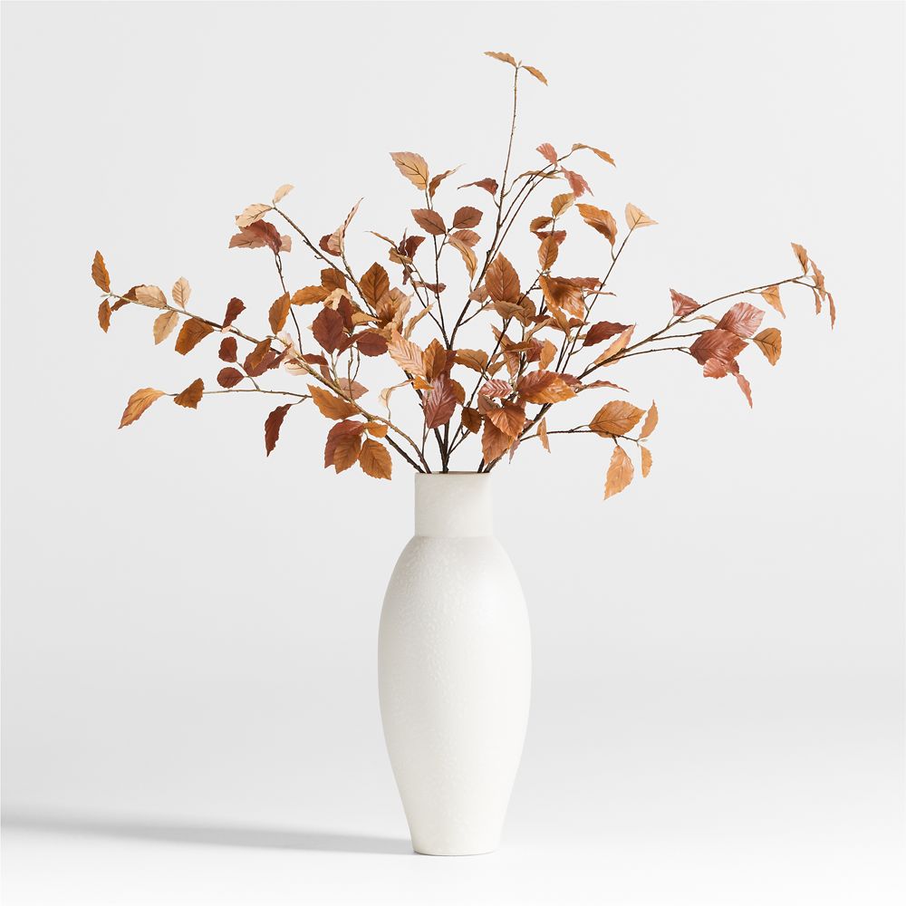 Faux Small Golden Leaf Branch 40"