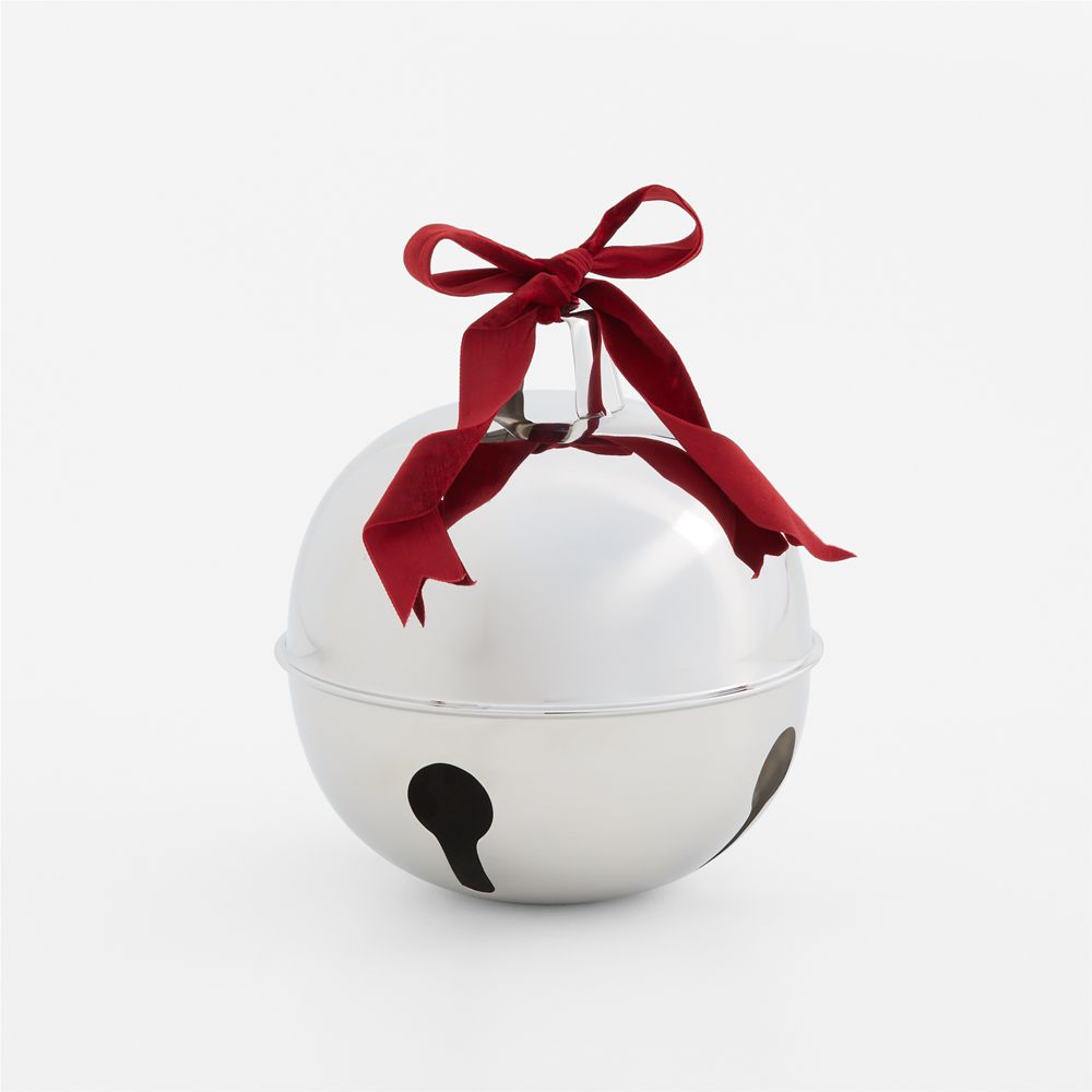 Decorative Silver Holiday Bells