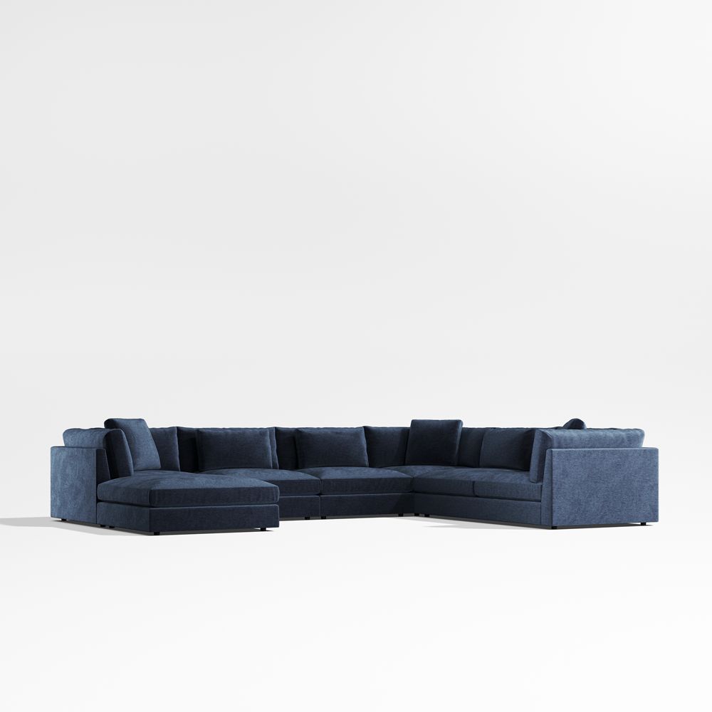 Monterey Modular 4-Piece L-Shaped Sectional Sofa with Ottoman