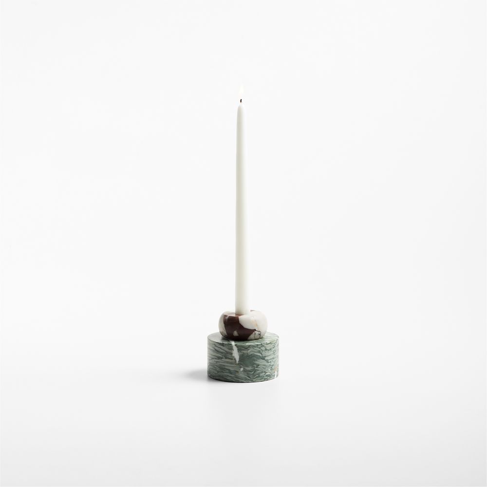 Volley Mixed Marble Taper Candle Holders by Venus Williams