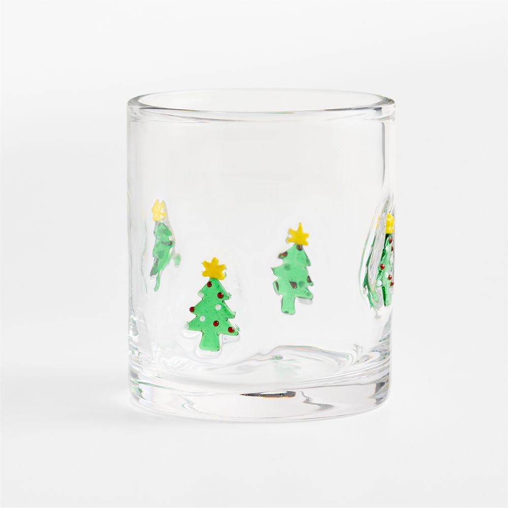 Festive Tree Icon 15-Oz. Double Old-Fashioned Glass