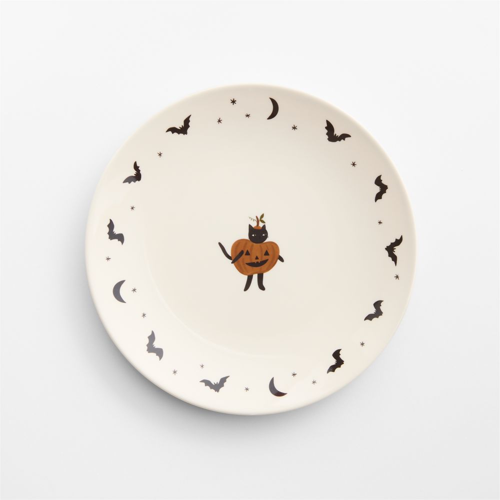 Halloween Pumpkin Melamine Kids Dinner Plate
