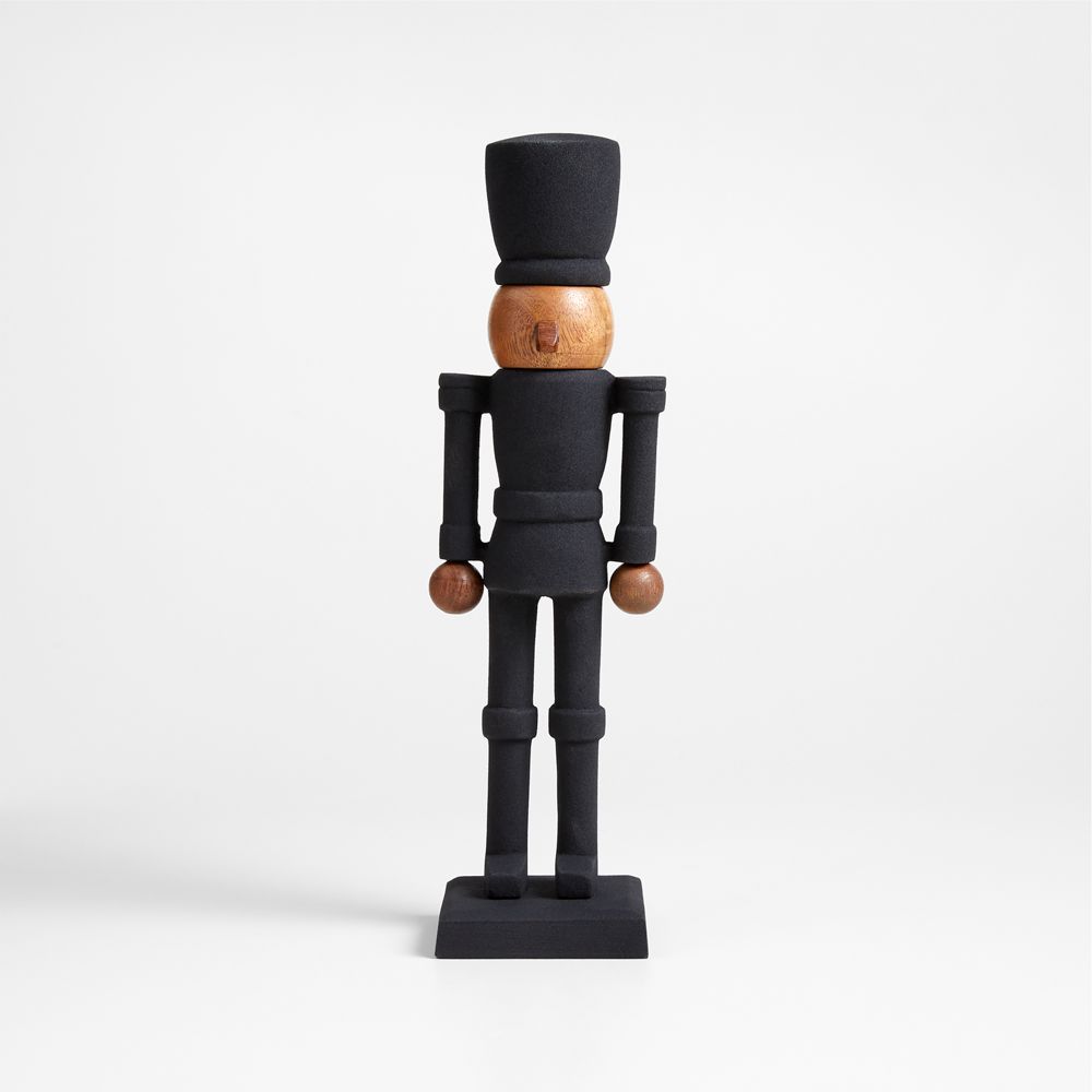 Zinc and Wood Holiday Nutcrackers
