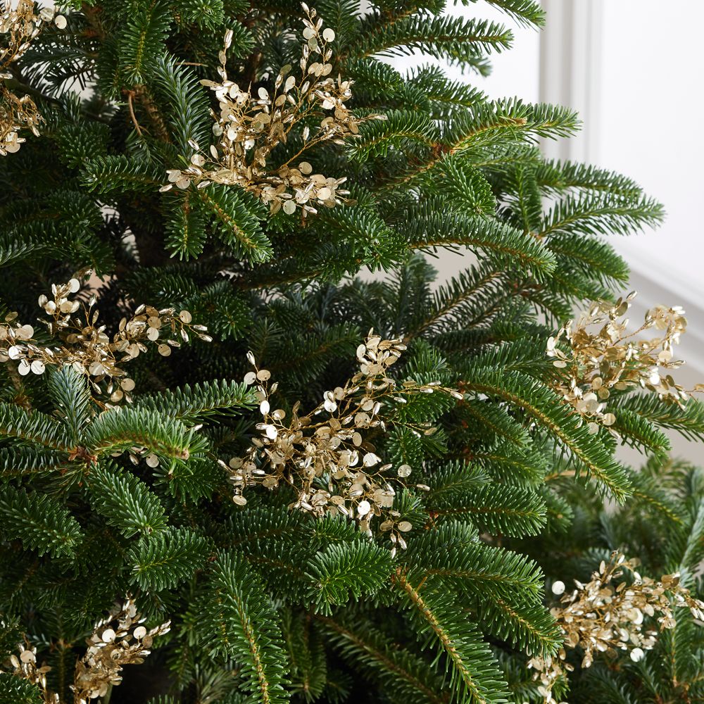 Gold Glass Chip Christmas Tree Pick
